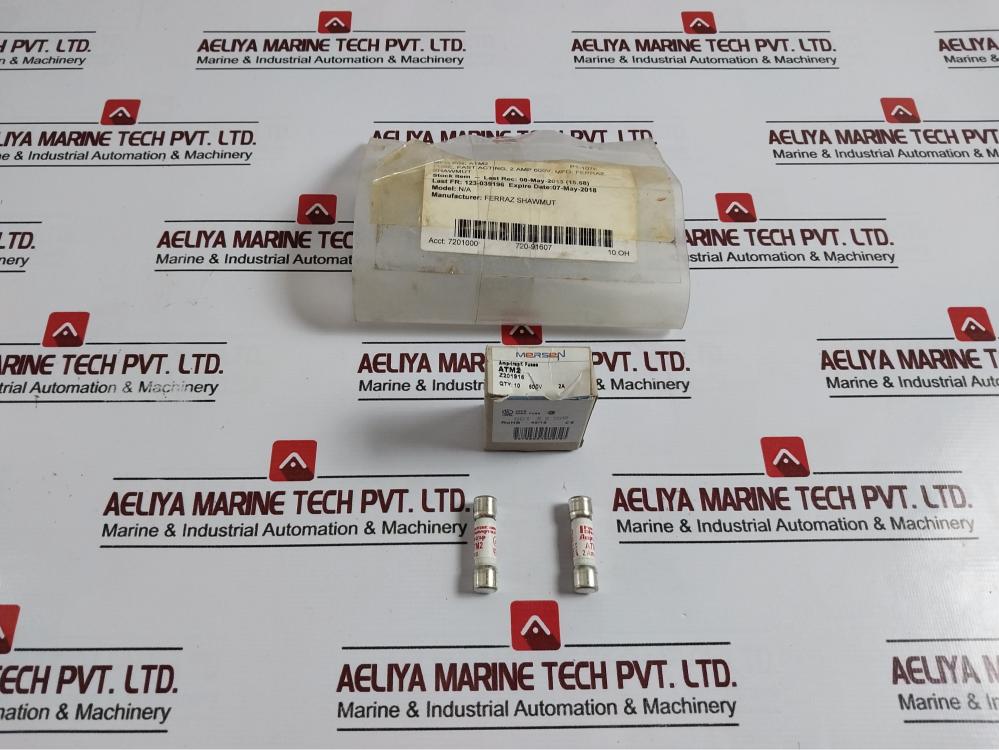 Lot of 10X FERRAZ SHAWMUT ATM2 AMP-TRAP Fuses 2 AMP 600V AC/DC Fast Acting