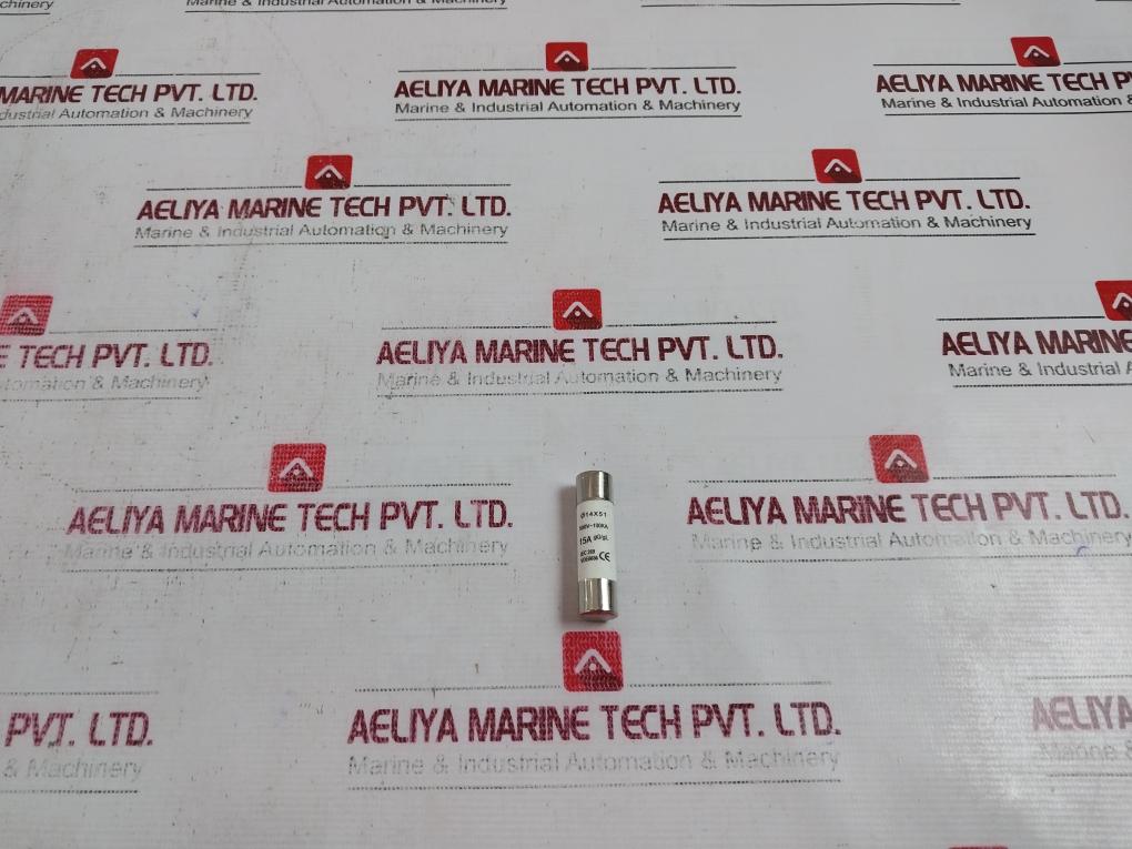 Lot Of 10X Iec 269 Marine Grade Cartridge Fuse, 500V~100Ka, 15A
