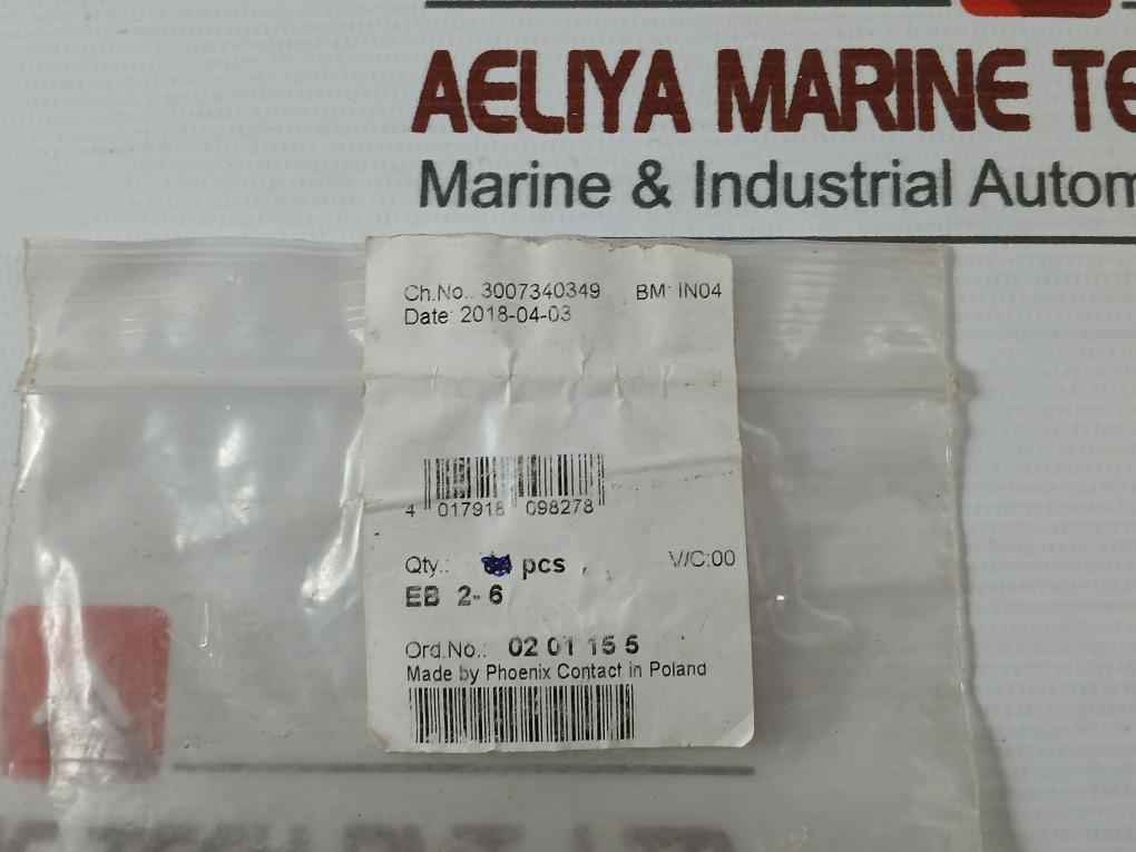 Lot Of 13X Phoenix Contact Eb 2-6 Insertion Bridge