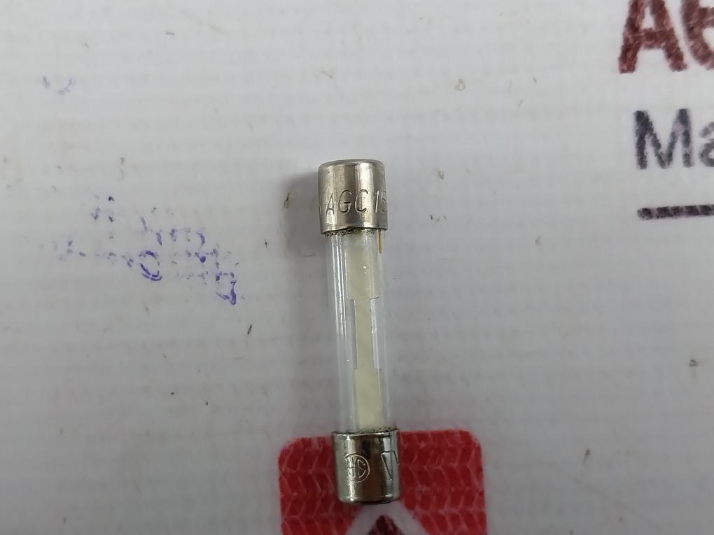 Lot of 15X BUSSMANN AGC 15 Buss Fuses 15A 32V