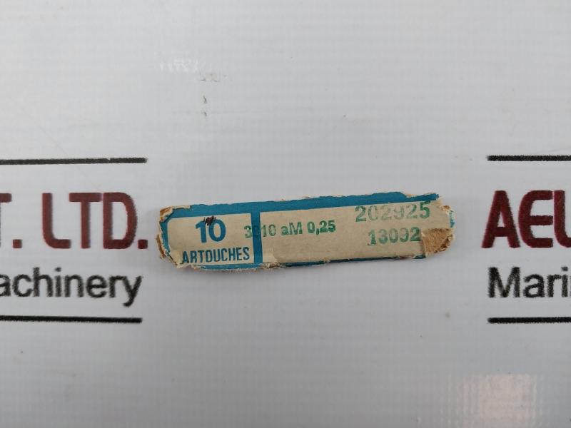 Lot of 16X Capelin 10.3 X 38 Cartridge Fuse AM 0.25A ~500A AC 100 KA NF.C