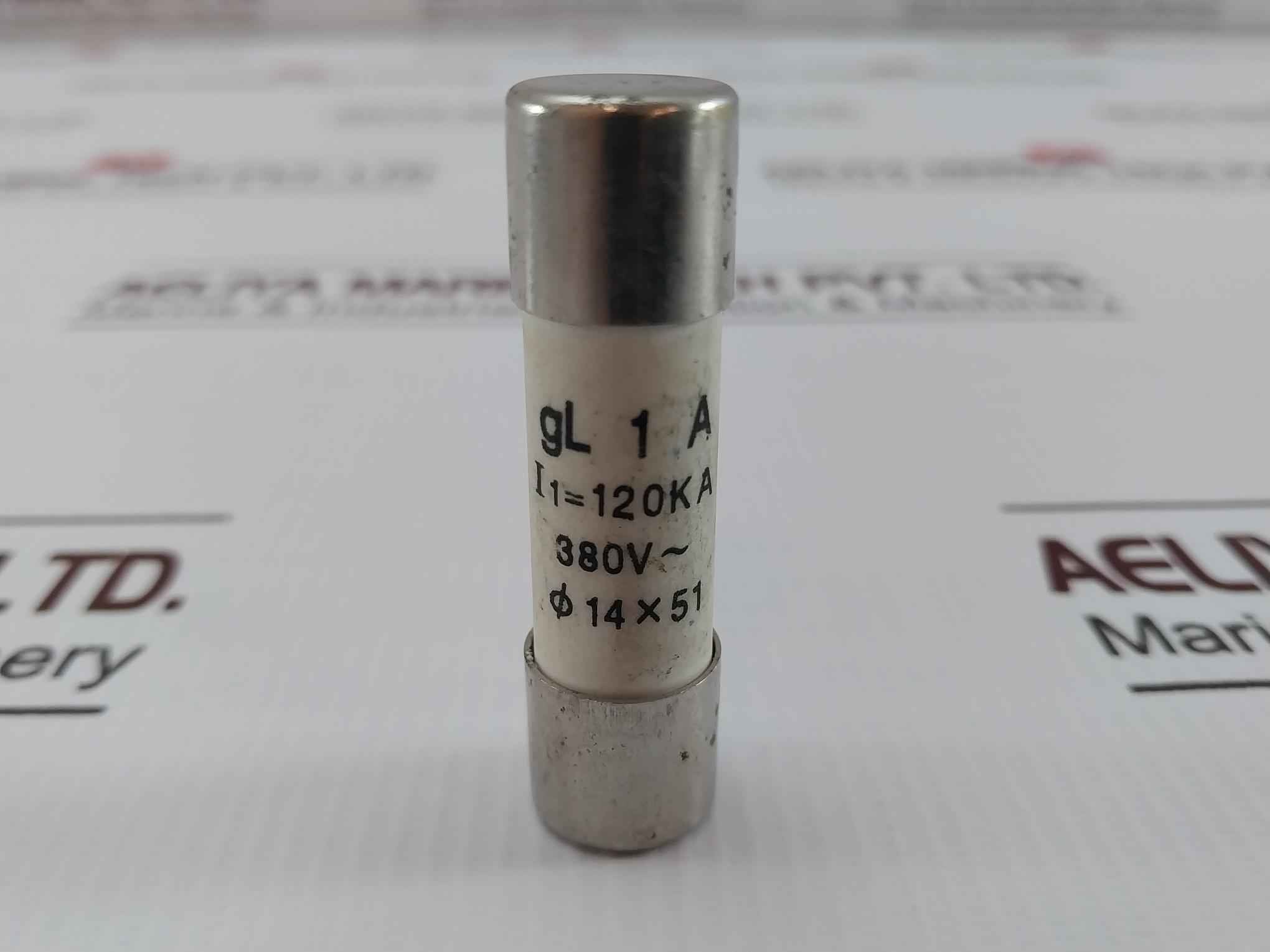Lot Of 17X 120Ka 1A Cartridge Fuse 380V