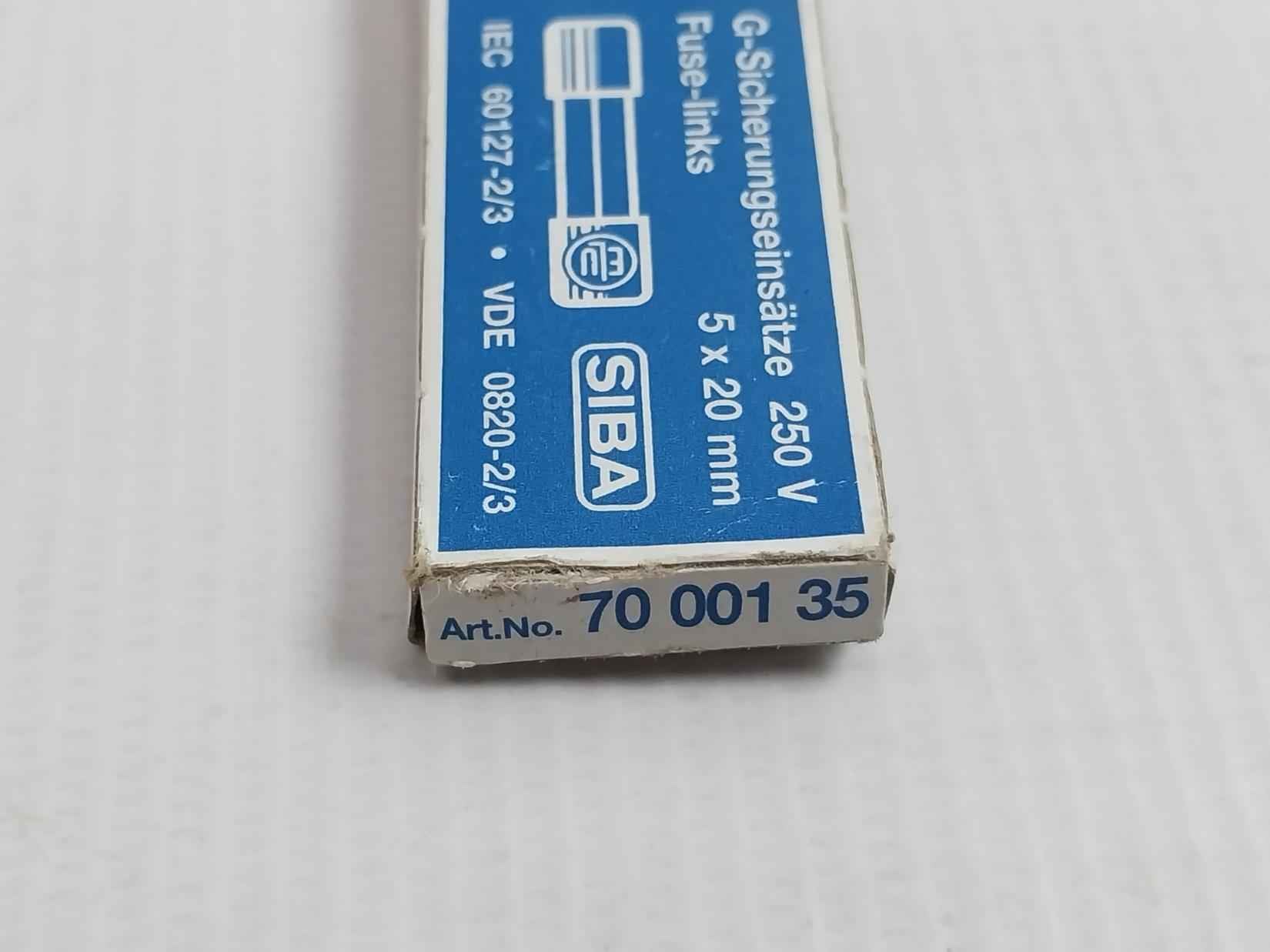 Lot Of 17X Siba 179 120 Glass Fuse 250V