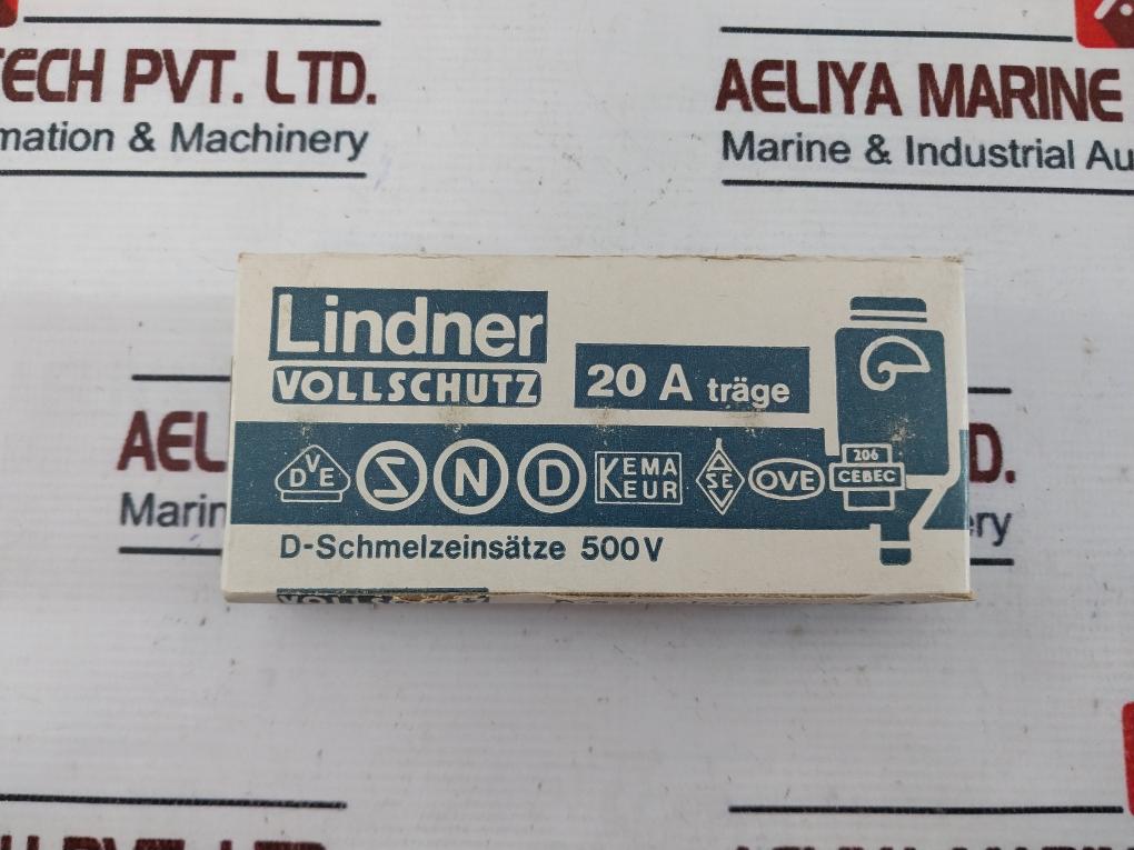 Lot of 19X Lindner 20A 500V GL Ceramic Bottle Fuse