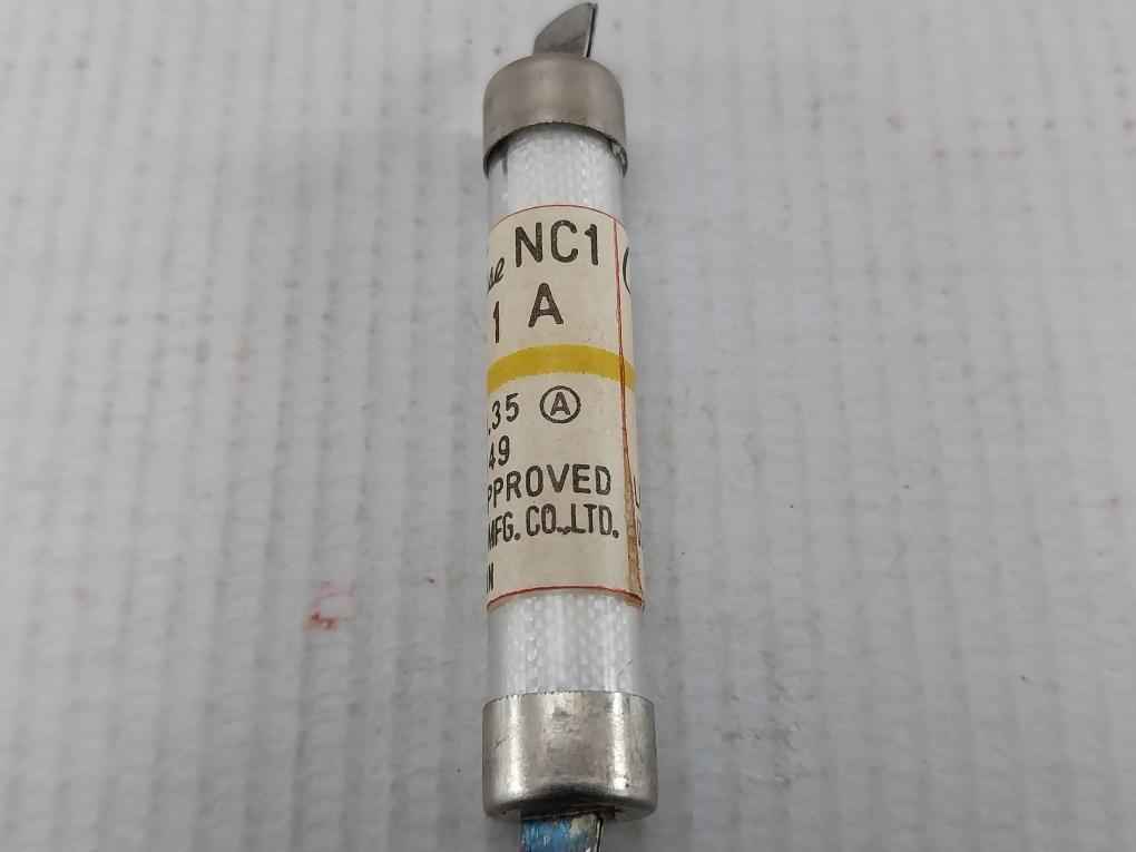 Lot Of 19X Utsunomiya Electric Nc1 Cartridge Fuse 1A Nk E-3049