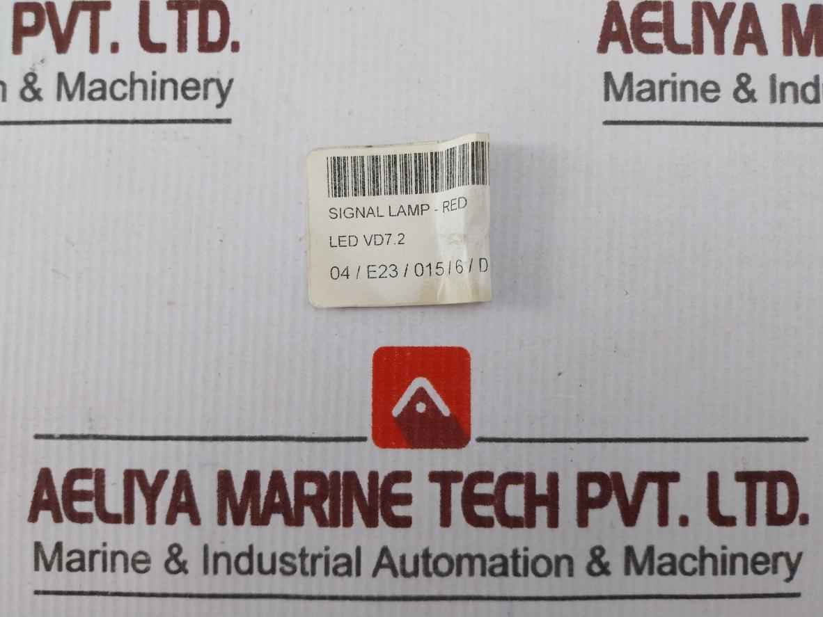 Lot Of 19x Vd7.2 Red Signal Led Lamp