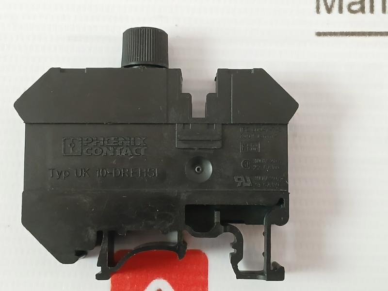 Lot of 20X Phoenix Contact UK 10-DREHSI Fuse Modular Terminal Block 11 MM