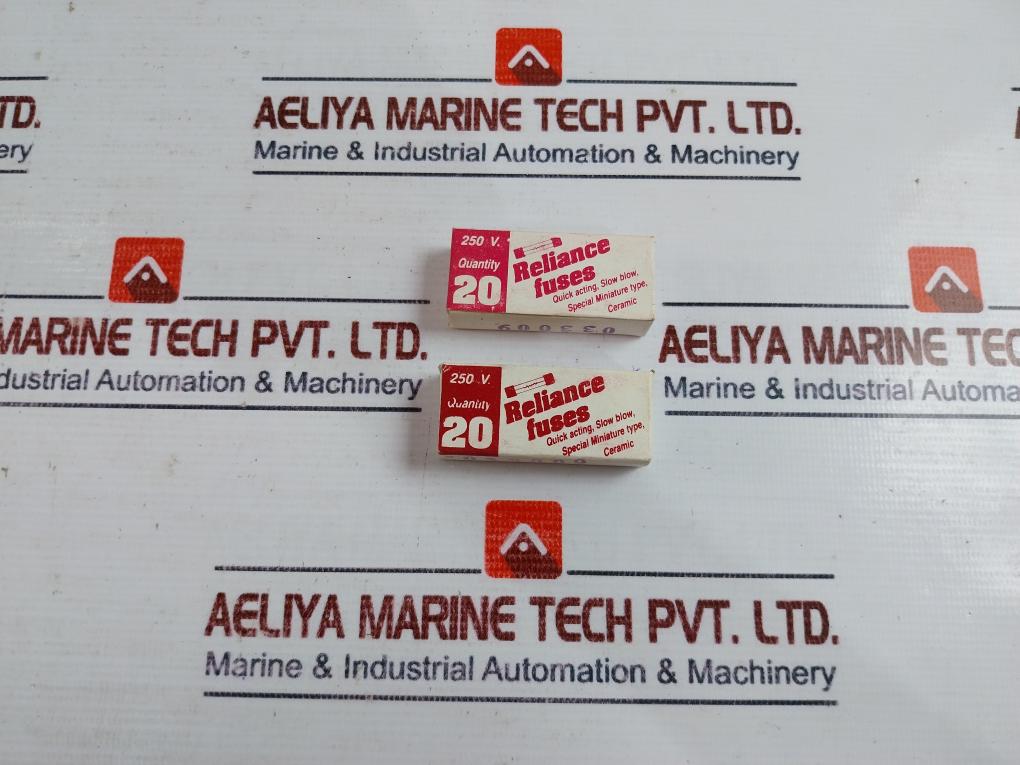 Lot of 20X Reliance Electronics RQB Fuse 250V