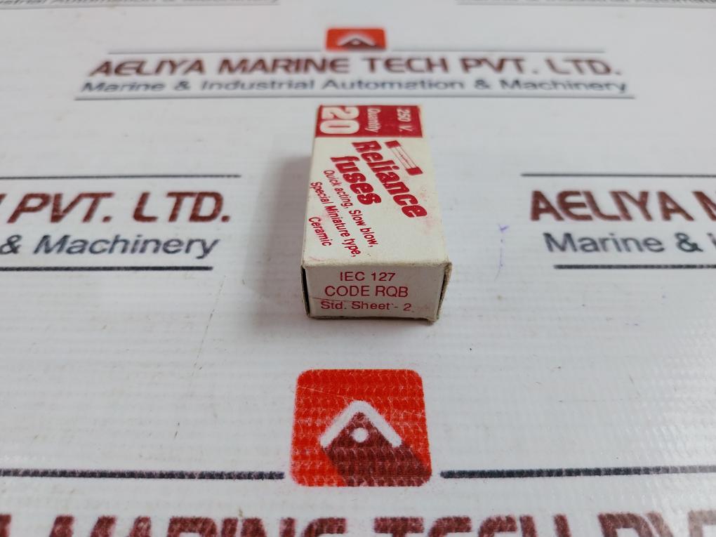 Lot of 20X Reliance Electronics RQB Fuse 250V