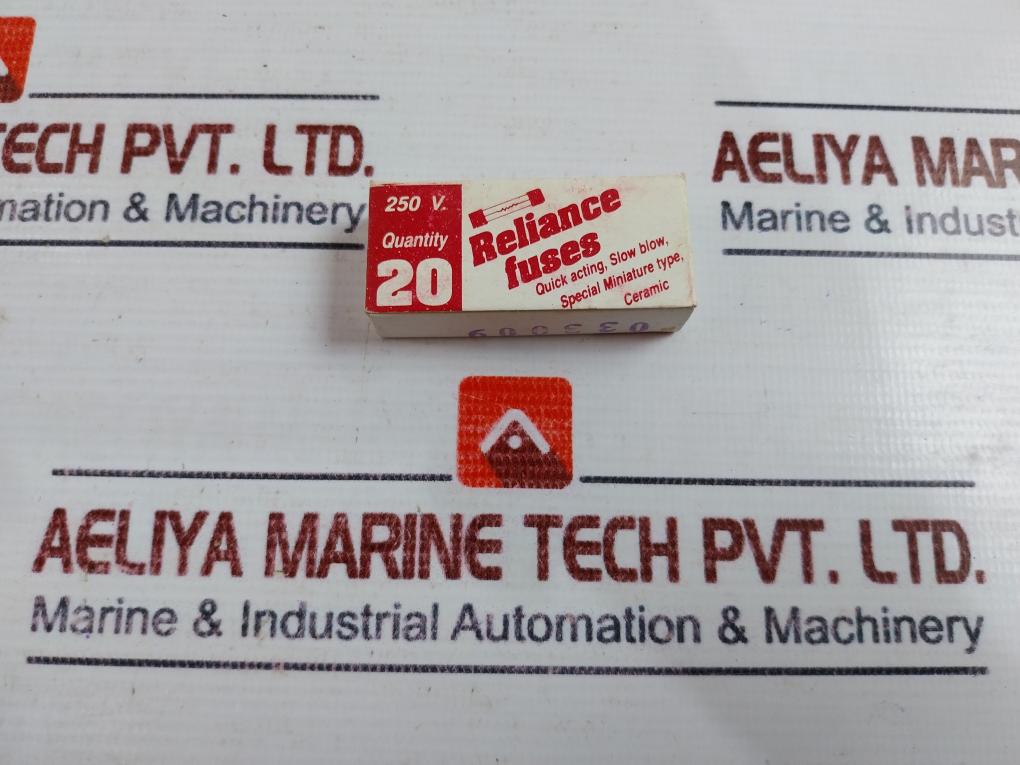 Lot of 20X Reliance Electronics RQB Fuse 250V