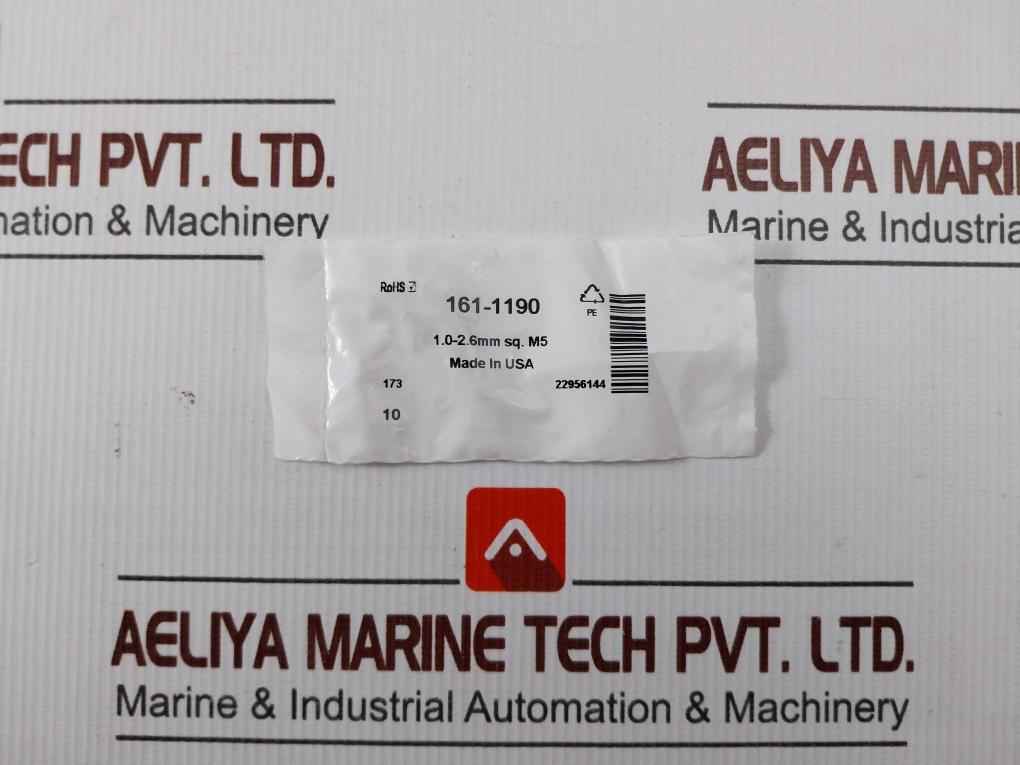 Lot Of 20x Te Connectivity 161-1190 Ring Terminal 1.0-2.6mm Sq.m5