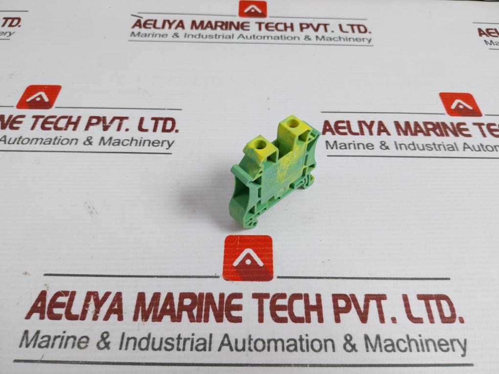 Lot Of 21X Ut 10-pe Protective Conductor Terminal Block Phoenix Contact