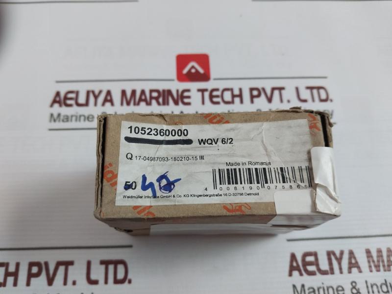 Lot of 23X WEIDMULLER 1052360000 Terminal Block WQV 6/2 Q17-04987093-180210-15