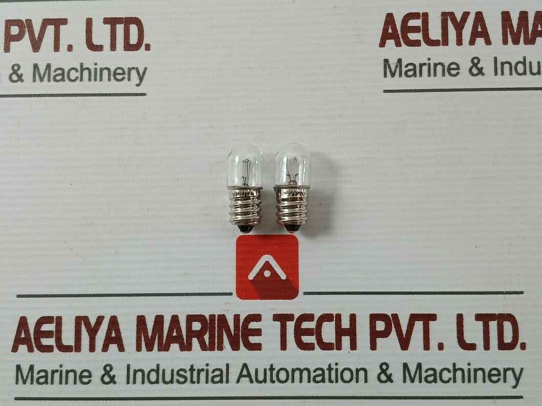 Lot Of 25X 790522 Lamp Pilot Tubular Clear 30V