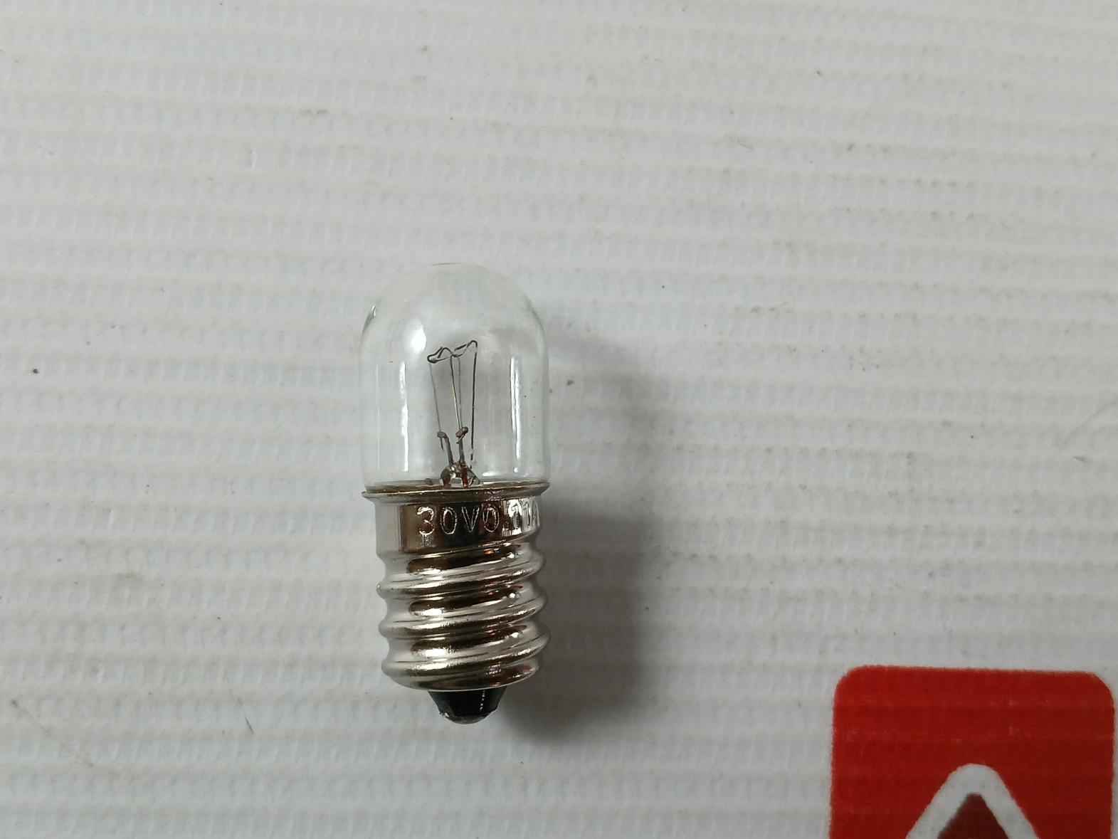 Lot Of 25X 790522 Lamp Pilot Tubular Clear 30V