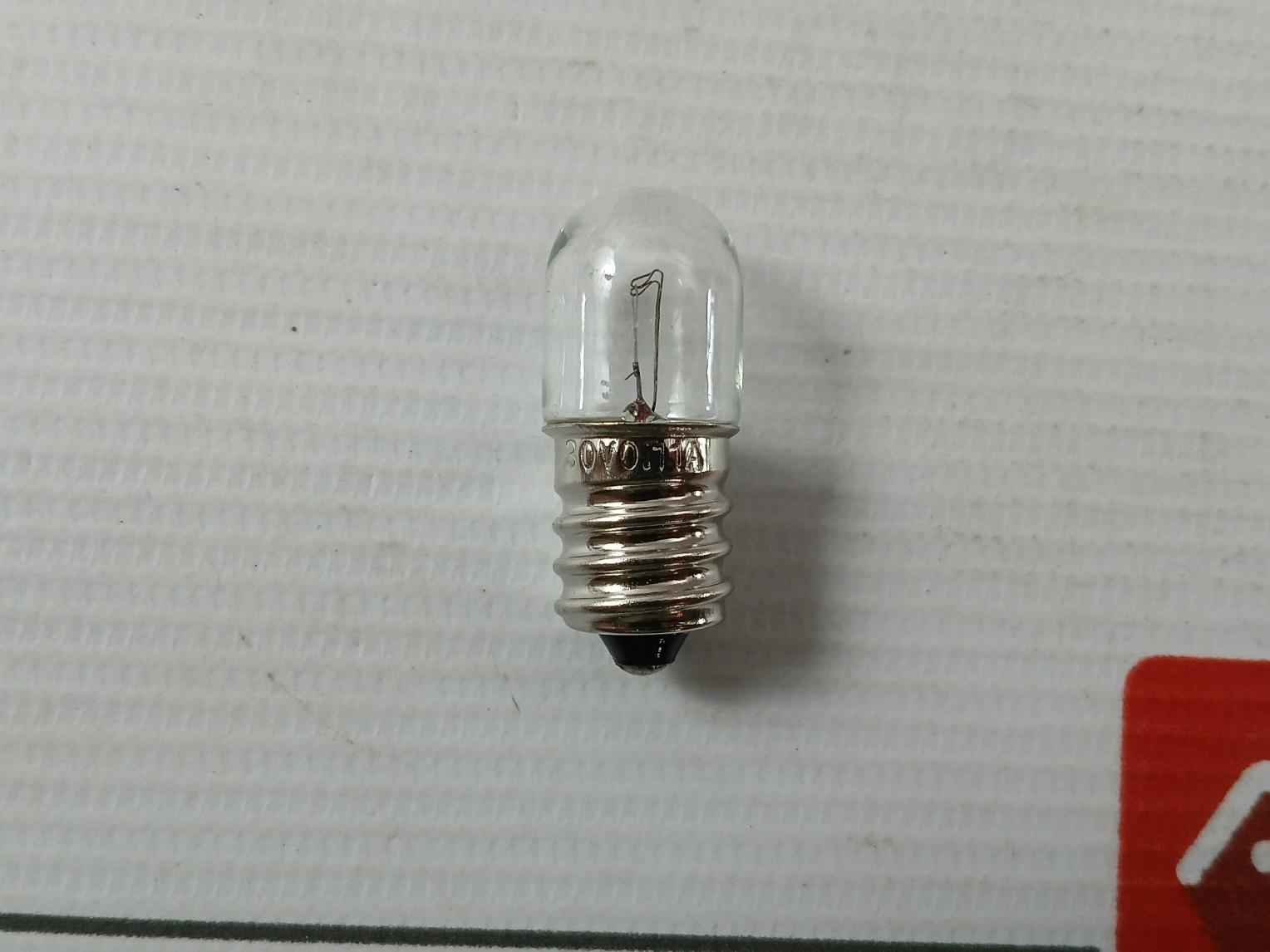 Lot Of 25X 790522 Lamp Pilot Tubular Clear 30V