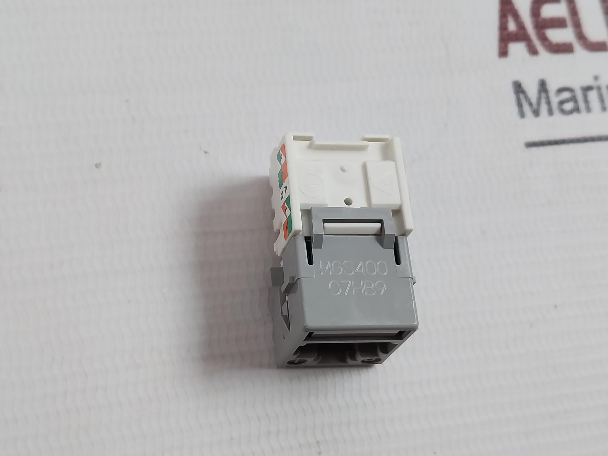 Lot of 25X COMMSCOPE MGS400 Category 6 Modular Jack Grey Outlet