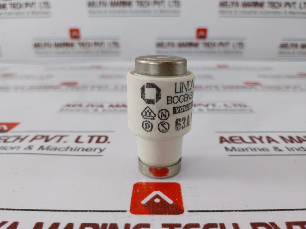 Lot of 25X Lindner 63A 500V D Cartridge Fuse E-33