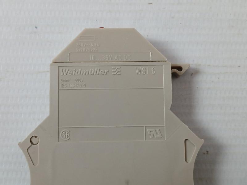 Lot of 27X WEIDMULLER WSI 6/LD Fuse Terminal Screw Connection 10-36V DC/AC