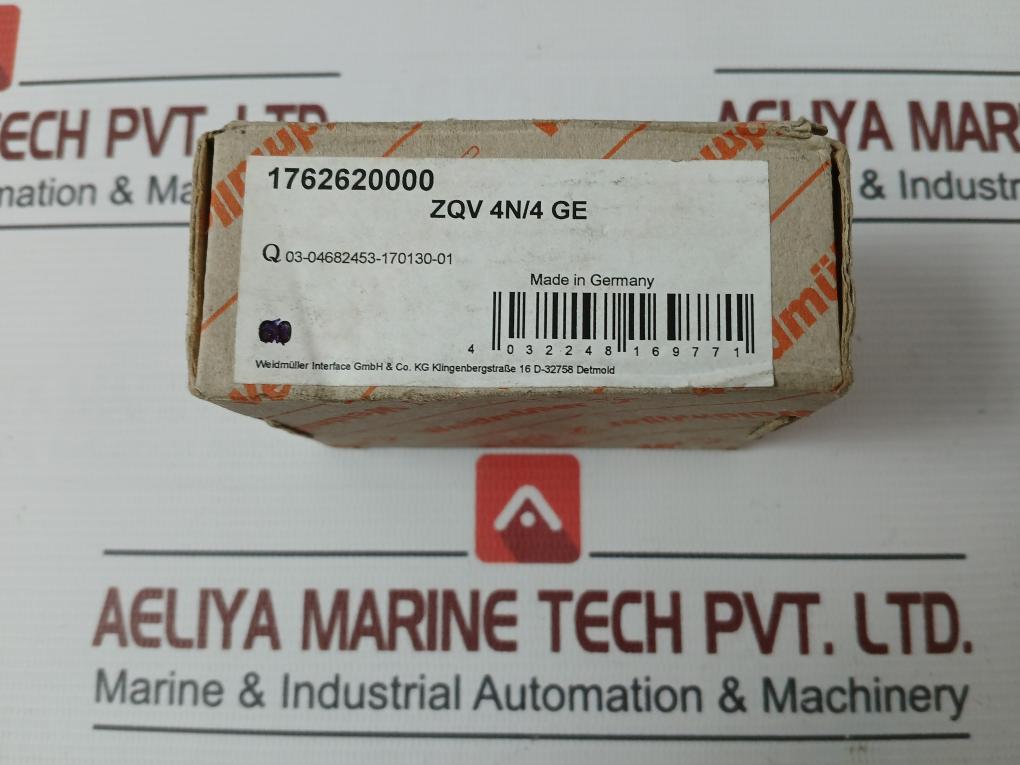 Lot of 29X WEIDMULLER ZQV 4N/4 GE Cross-connector 1762620000