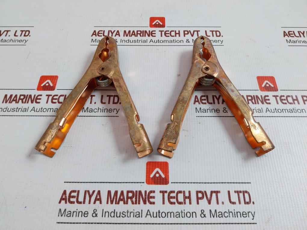 Lot Of 2X 41C 400 Mueller Amp Solid Copper Clip