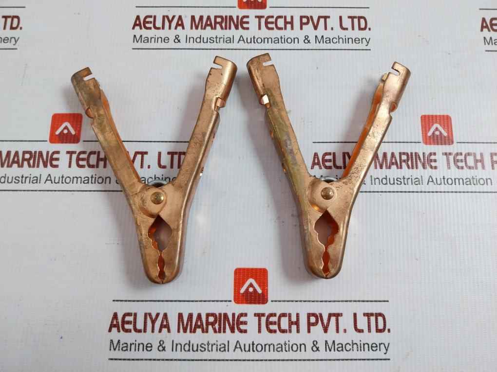 Lot Of 2X 41C 400 Mueller Amp Solid Copper Clip