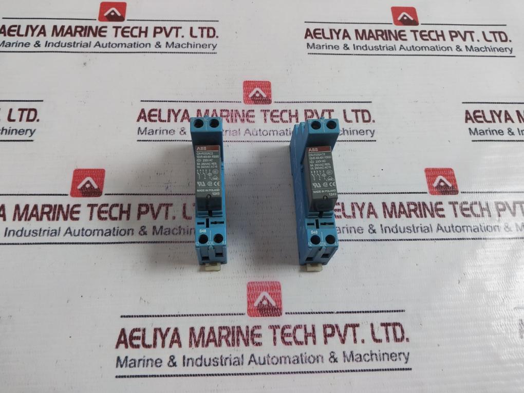Lot of 2X ABB CR-P230AC2 Pluggable Interface Relay 1SVR405601R3000