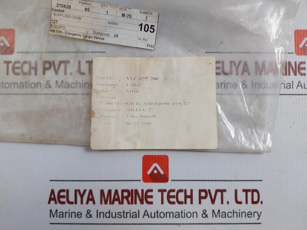 Lot Of 2X Actuator Gasket For Cryogenic Cargo Valve King Paper Oil 50 Gm