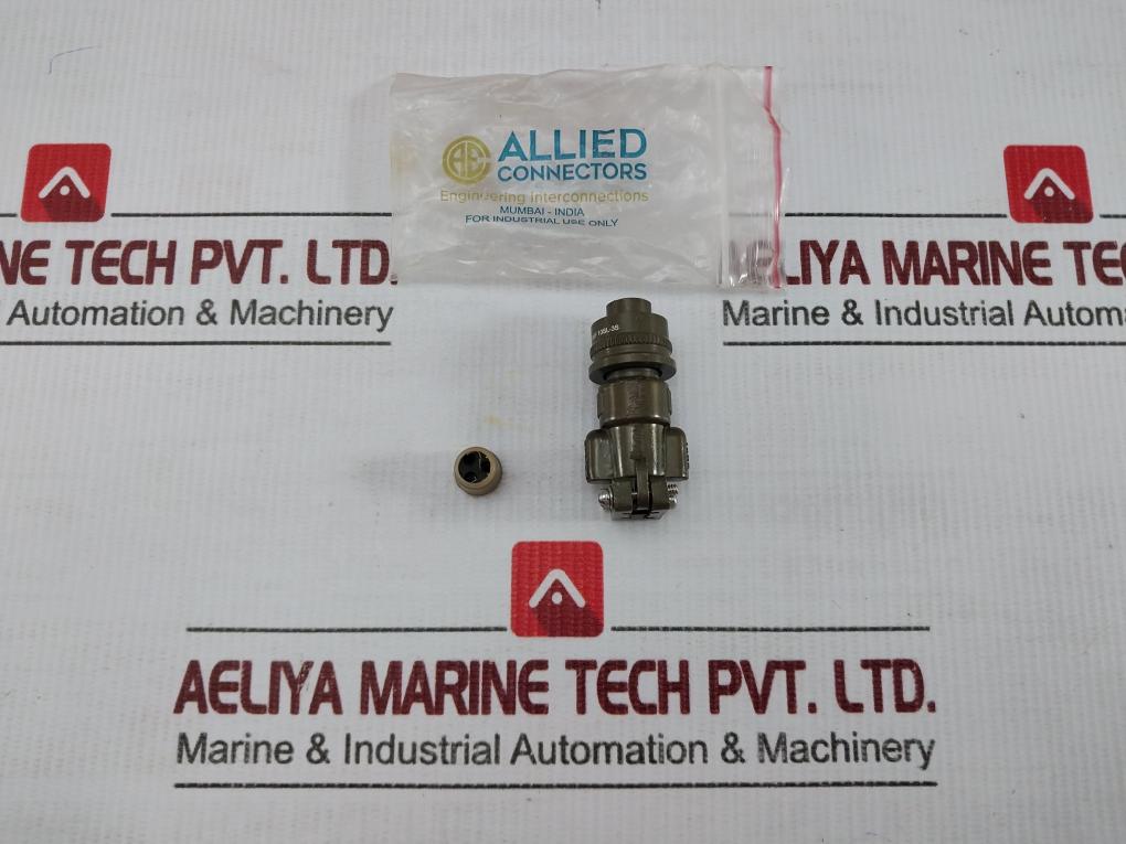 Lot Of 2X Allied Straight Cable Connector Ms 3106F