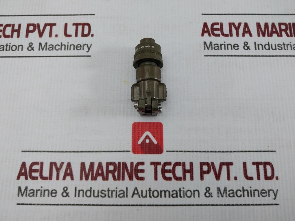 Lot Of 2X Allied Straight Cable Connector Ms 3106F