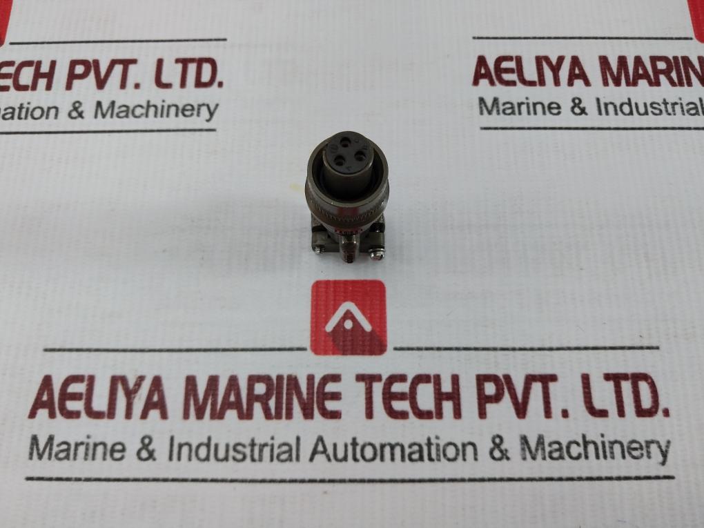 Lot Of 2X Allied Straight Cable Connector Ms 3106F