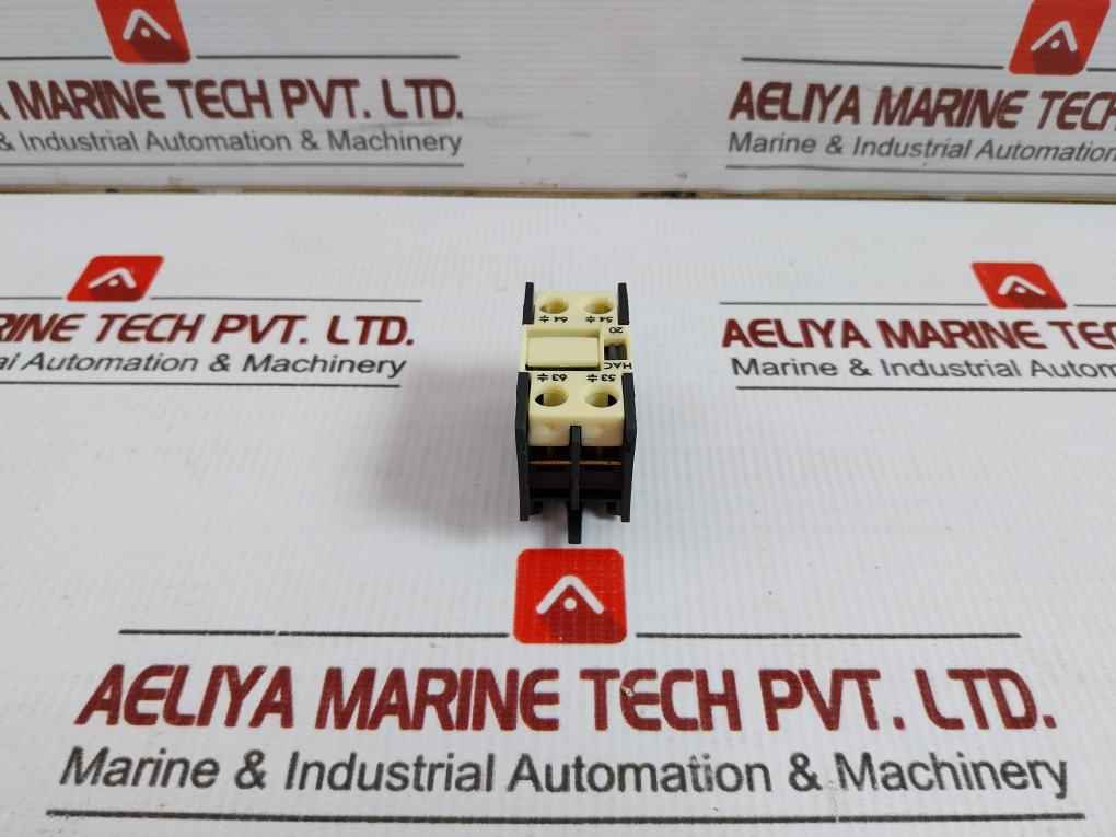 Lot Of 2X Auxiliary Contact Block Hac 20 Hyundai 660V/16A