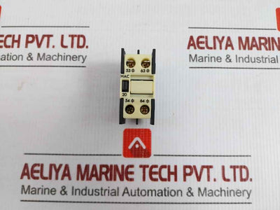 Lot Of 2X Auxiliary Contact Block Hac 20 Hyundai 660V/16A