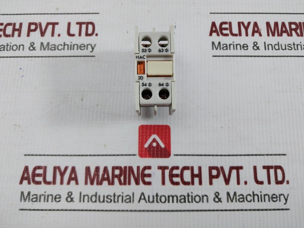 Lot Of 2X Auxiliary Contact Block Hac 20 Hyundai 660V/16A