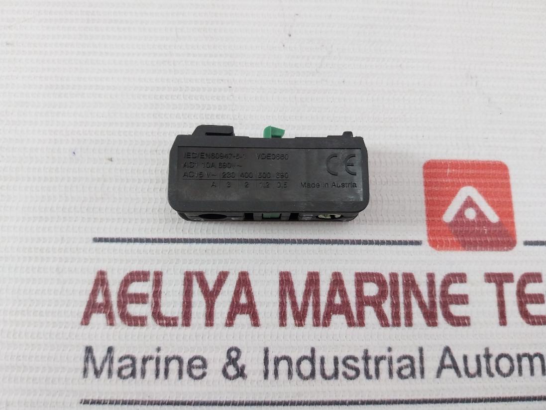 Lot of 2X Benedikt & Jager 767 5101-92T Auxiliary Contact Block HN10T 10A 690V
