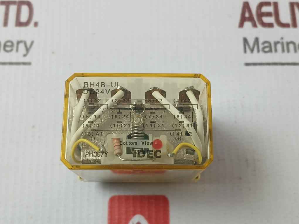 Lot Of 2X Idec Rh4B-ul Power Relay 10A 240Vdc