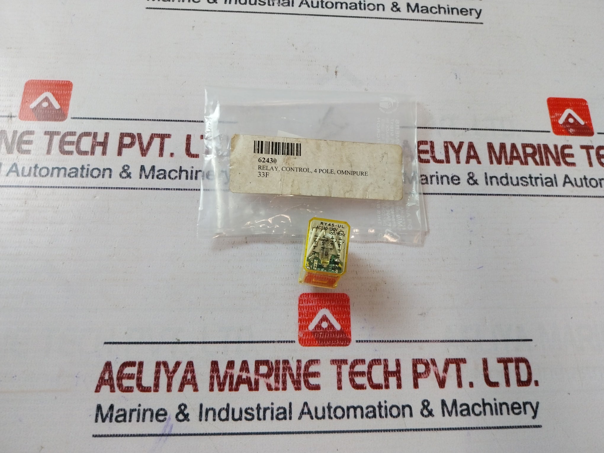 Lot of 2X IDEC RY4S-UL Relay AC110-120V 50/60HZ 5A 240VAC 30VDC