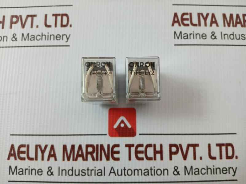 Lot Of 2X Ly2 Omron Dc24V General Purpose Relay