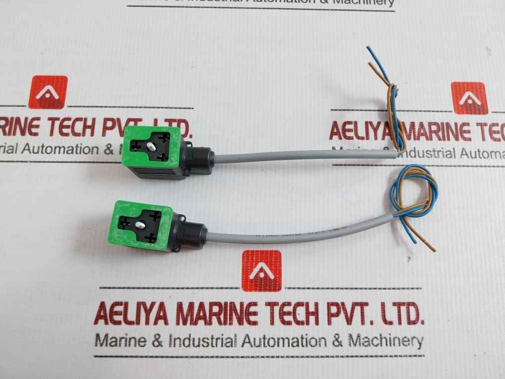 Lot Of 2X Msud Valve Plug Connector Cable Assembly 334720 Murr Elektronik