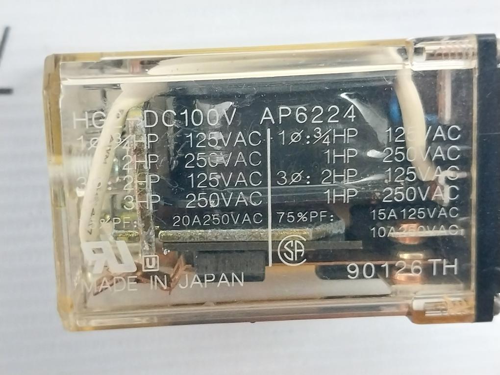 Lot Of 2X NAIS HG2-DC100V Electrical Relay