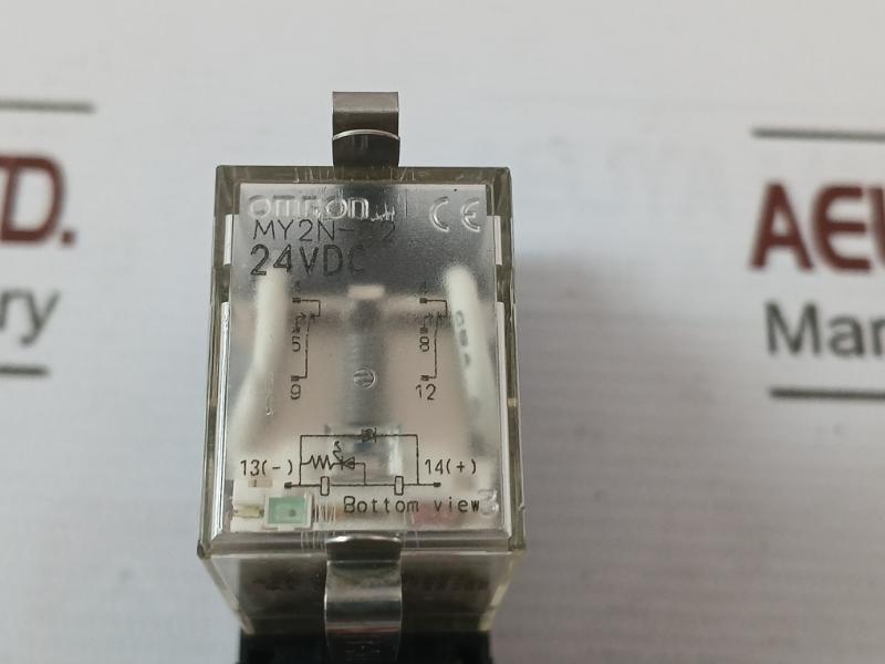 Lot of 2X Omron MY2N-D2 Miniature Power Relay 10A 250VAC 0131W2