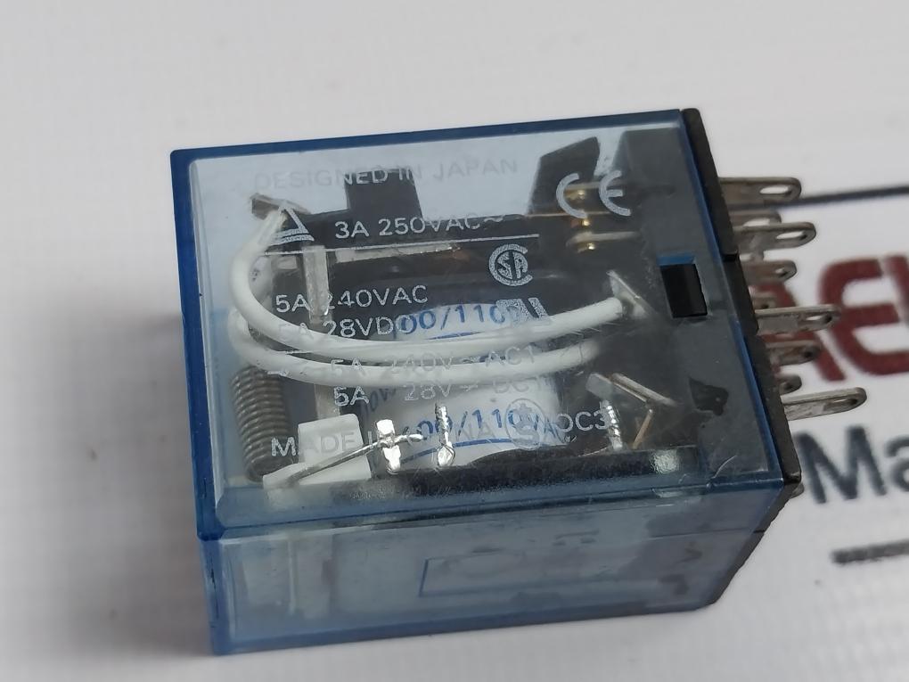 Lot of 2X Omron MY4N-J Relay MY4N100110VAC