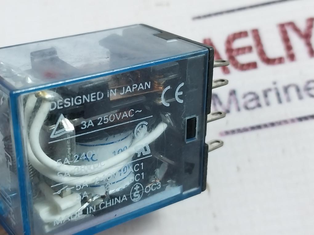 Lot of 2X Omron MY4N-J Relay MY4N100110VAC
