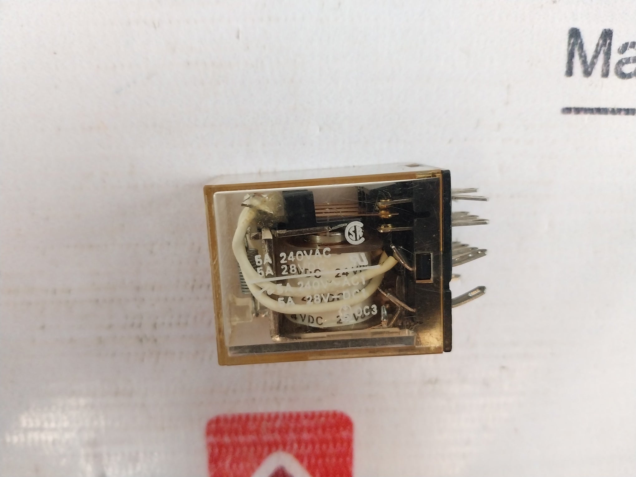Lot Of 2X OMRON MY4 Relay 24 VDC