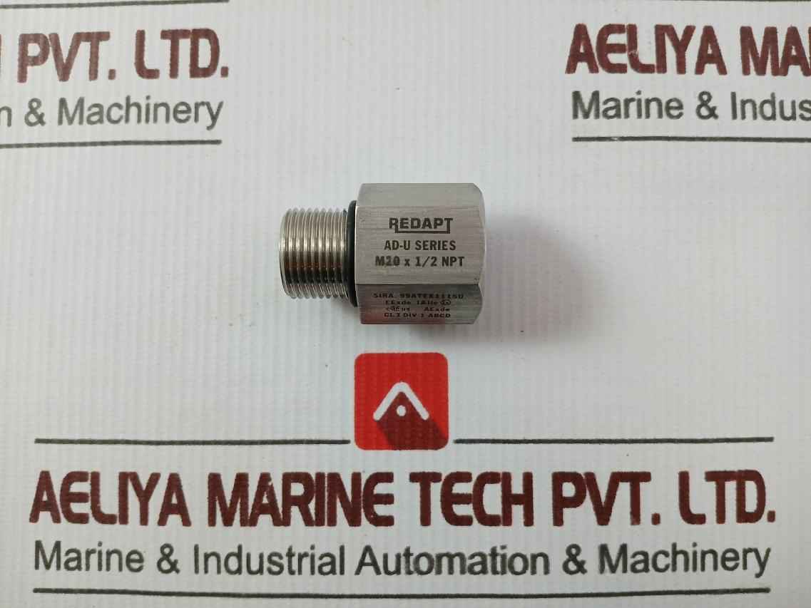 Lot Of 2X Redapt Ad-u M20 X 1/2 Npt Adapter
