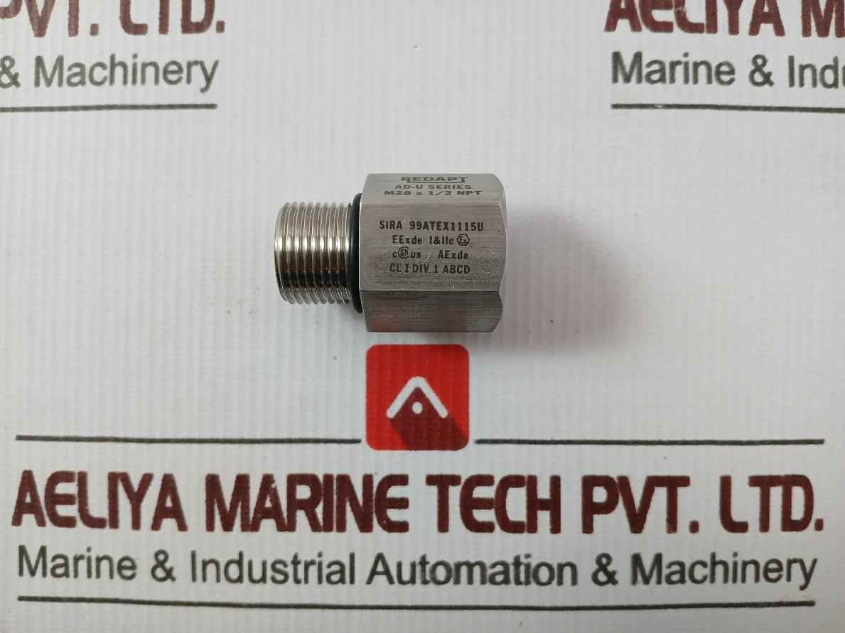 Lot Of 2X Redapt Ad-u M20 X 1/2 Npt Adapter