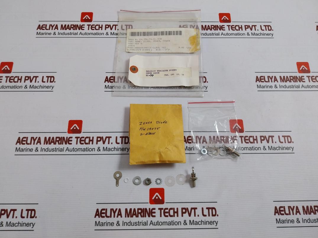 Lot Of 2X SALINITY 19075 Zener Diode Power Component