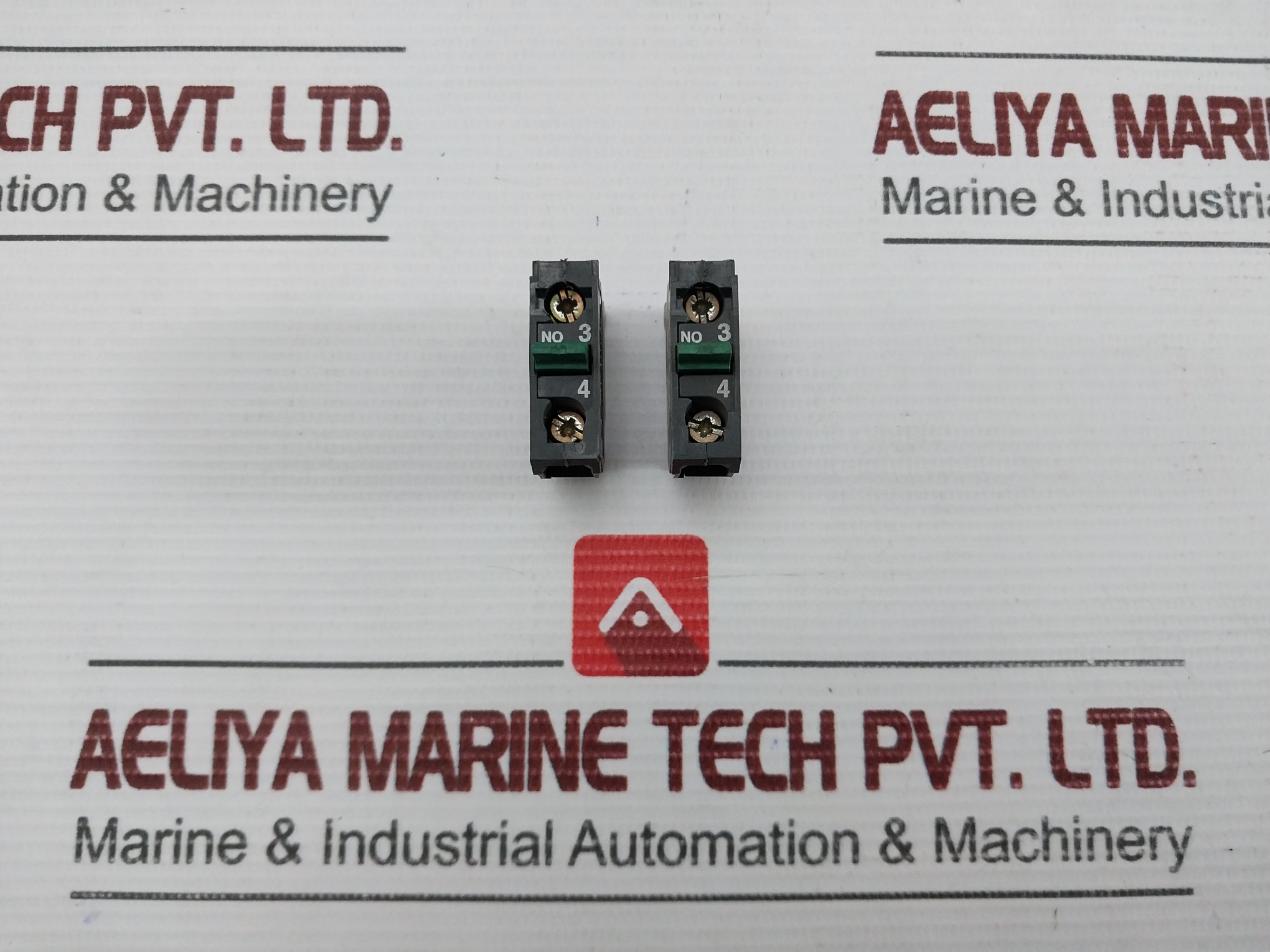 Lot Of 2X Schneider 10A Contact Block Zen-l1111