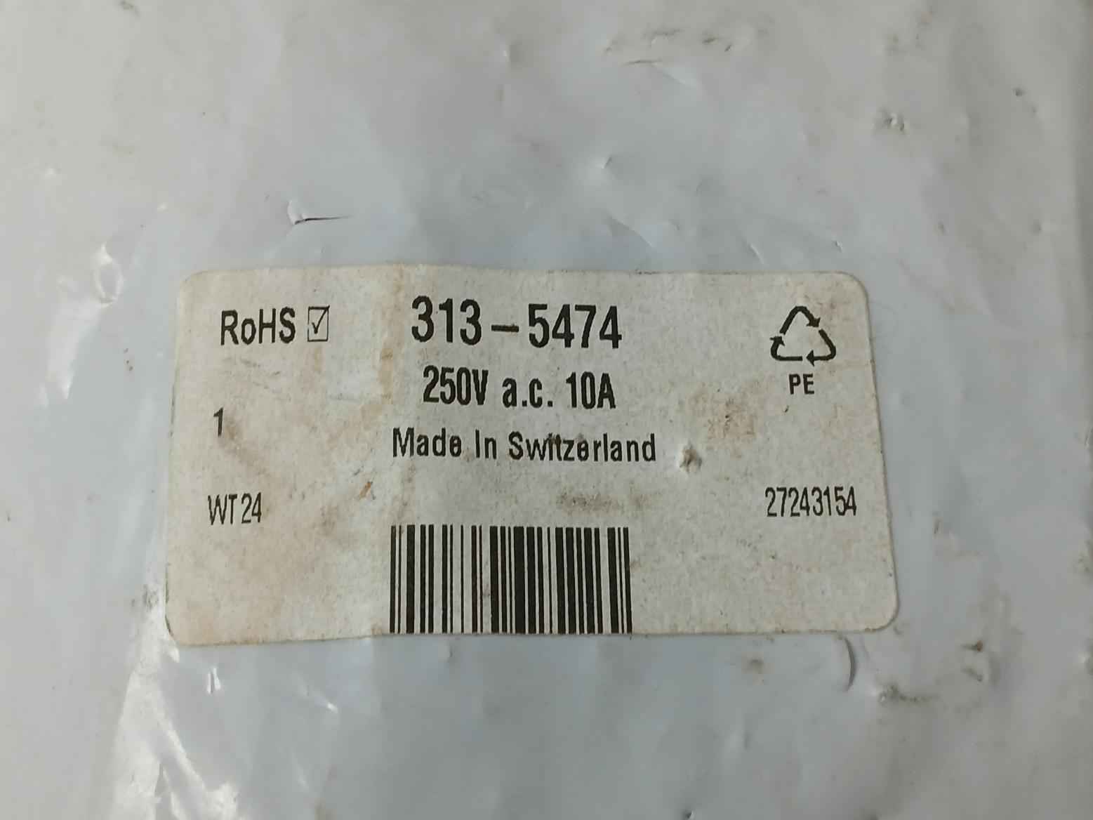 Lot Of 2X Schurter 313-5474 Panel-mount Power Socket