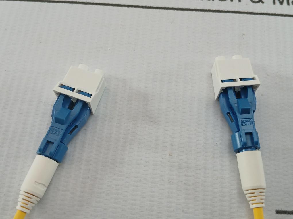 Lot Of 2X Senko Lc Duplex Fiber Optic Connector Ez-flip
